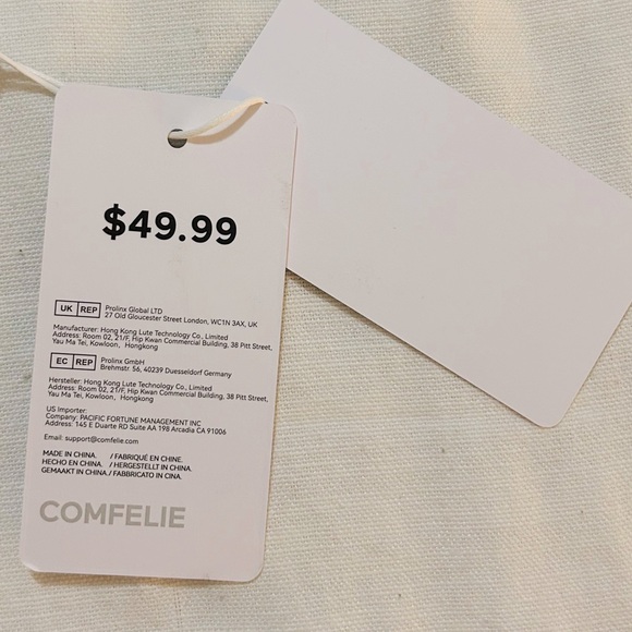 NWT COMFELIE Airlite Breathable Spaghetti Bra with Vertical Stripes - Picture 14 of 15